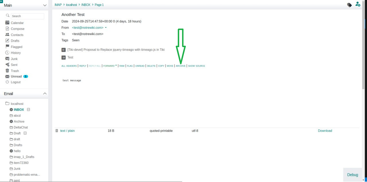Cypht filtering system screenshot