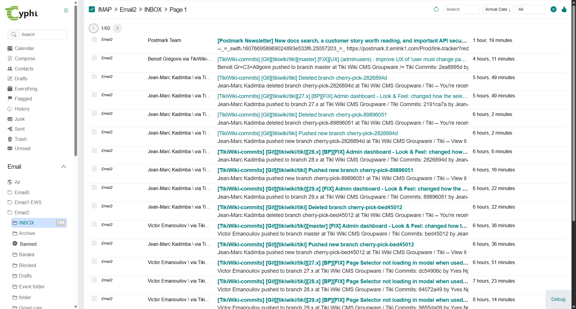 App preview - light mode